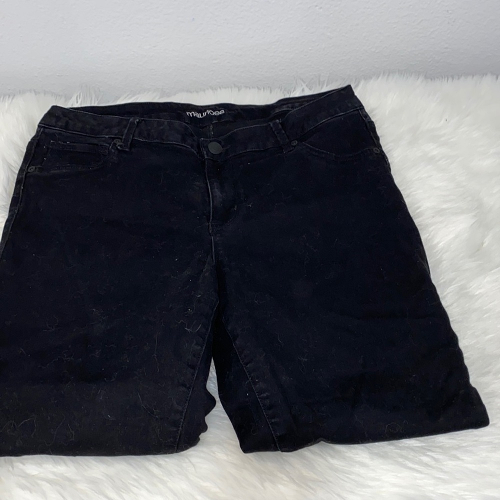 Black jeggings